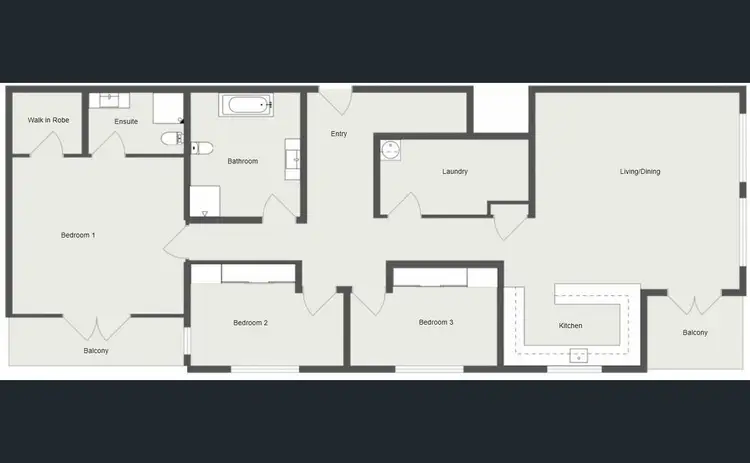 Floorplan of Homely unit listing, 2/23 Methven Street, Mount Druitt NSW 2770