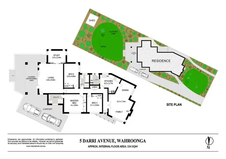 Floorplan of Homely house listing, 5 Darri Avenue, Wahroonga NSW 2076