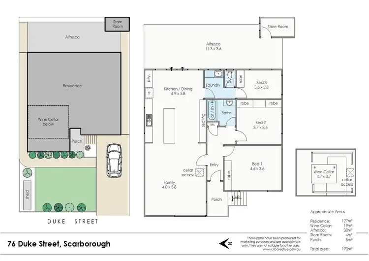 Floorplan of Homely house listing, 76 Duke Street, Scarborough WA 6019