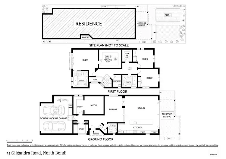 Floorplan of Homely house listing, 55 Gilgandra Road, North Bondi NSW 2026