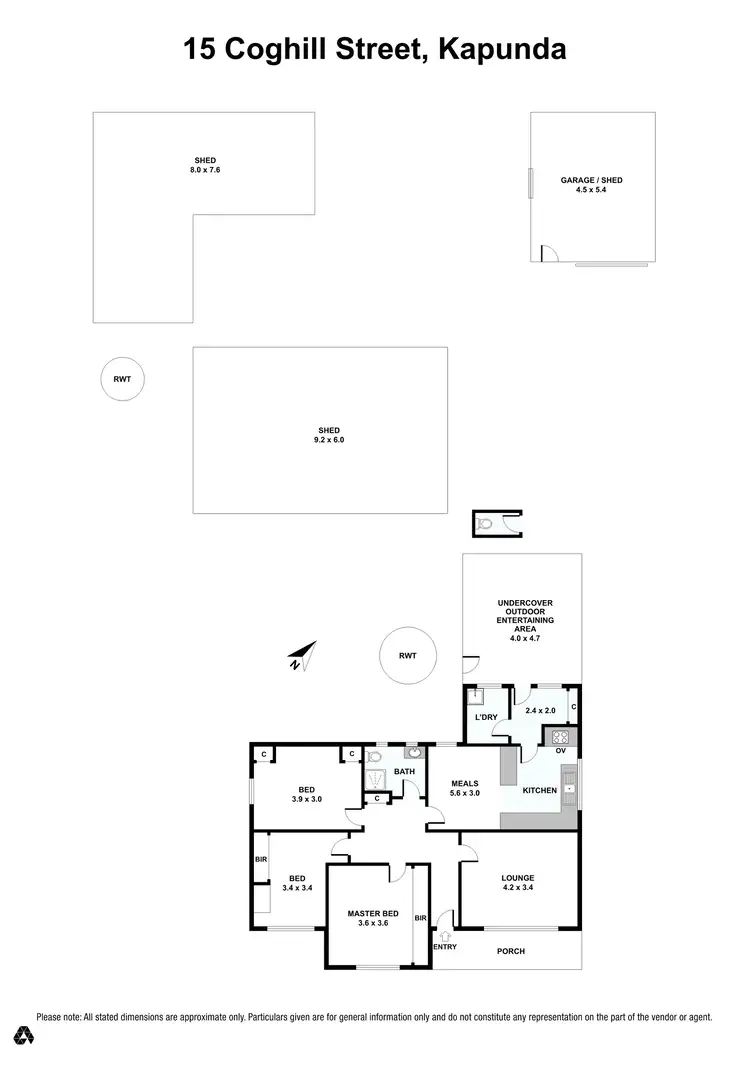 Floorplan of Homely house listing, 15 Coghill Street, Kapunda SA 5373