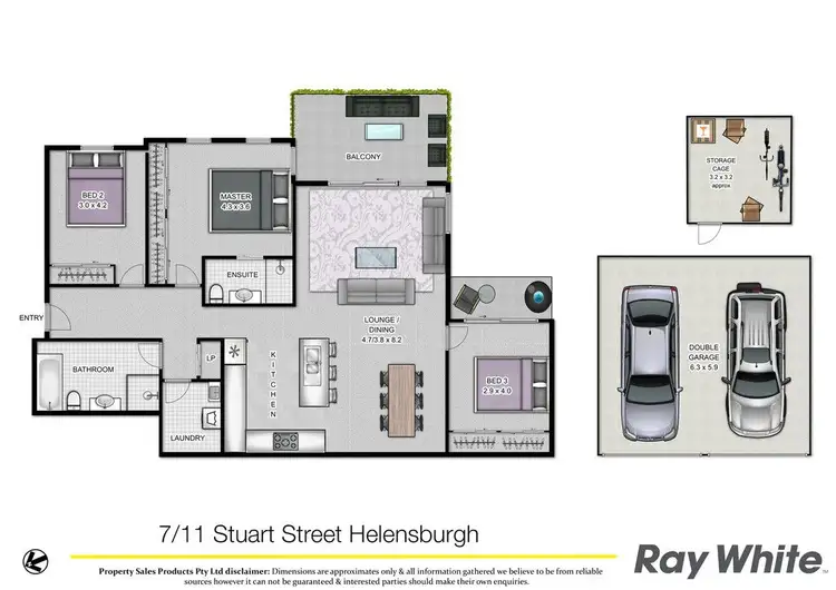 Floorplan of Homely unit listing, 7/11 Stuart Street, Helensburgh NSW 2508