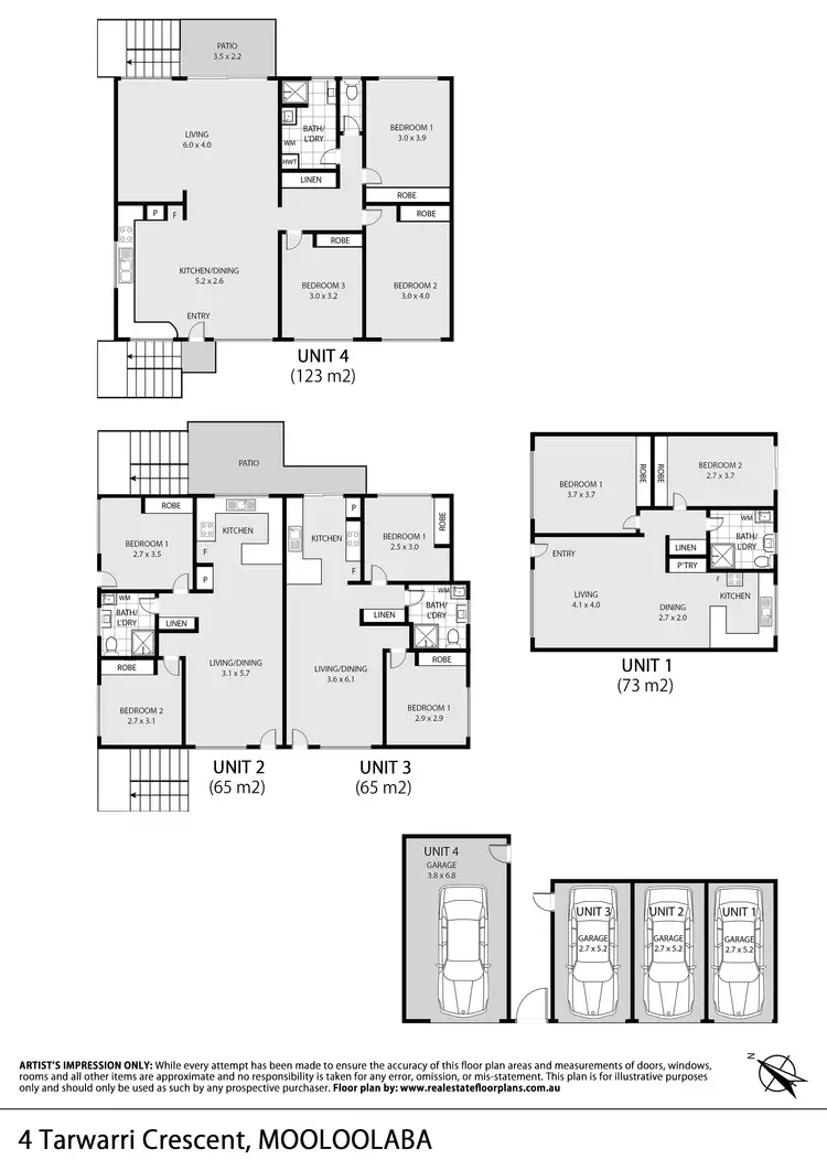 Floorplan of Homely block of units listing, 4 Tarwarri Crescent - Whole Unit Block -, Mooloolaba QLD 4557