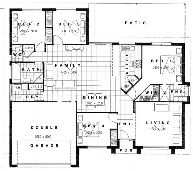 Floorplan of Homely house listing, 51 Ivanhoe Drive, Edens Landing QLD 4207