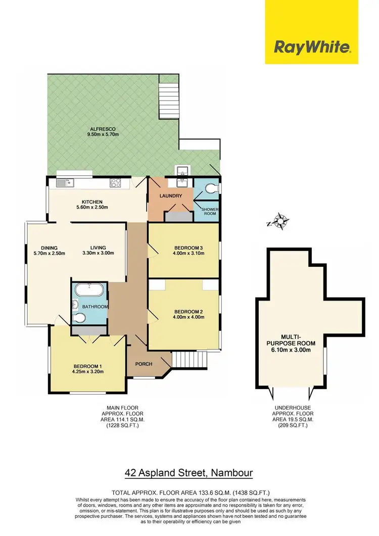 Floorplan of Homely house listing, 42 Aspland Street, Nambour QLD 4560