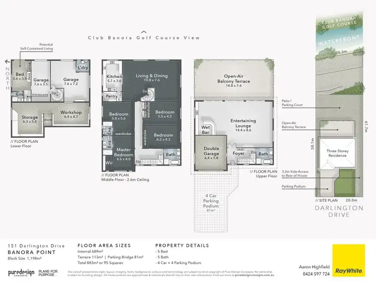 Floorplan of Homely house listing, 151 Darlington Drive, Banora Point NSW 2486