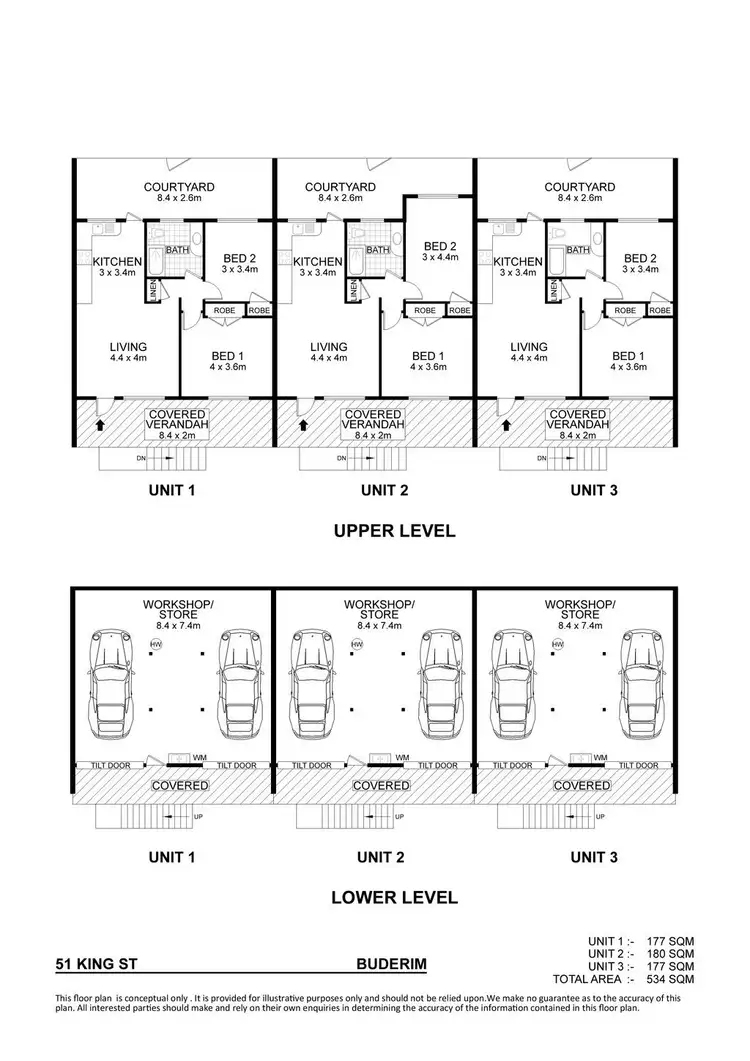 Floorplan of Homely unit listing, 51 King Street, Buderim QLD 4556