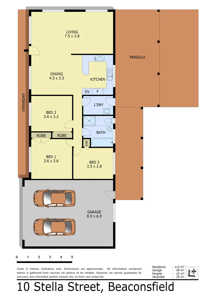 Floorplan of Homely house listing, 10 Stella Street, Beaconsfield VIC 3807
