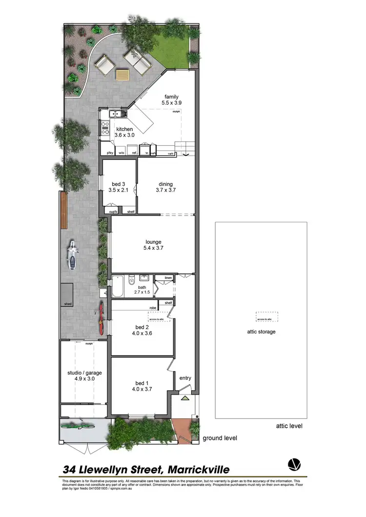 Floorplan of Homely house listing, 34 Llewellyn Street, Marrickville NSW 2204