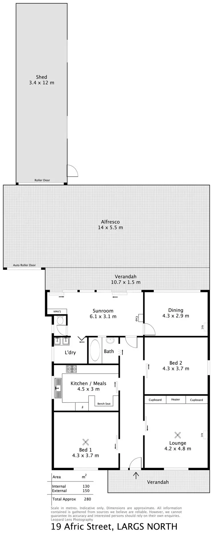 Floorplan of Homely house listing, 19 Afric Street, Largs North SA 5016