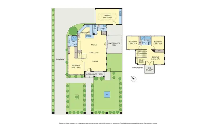 Floorplan of Homely townhouse listing, 36 Major Road, Fawkner VIC 3060