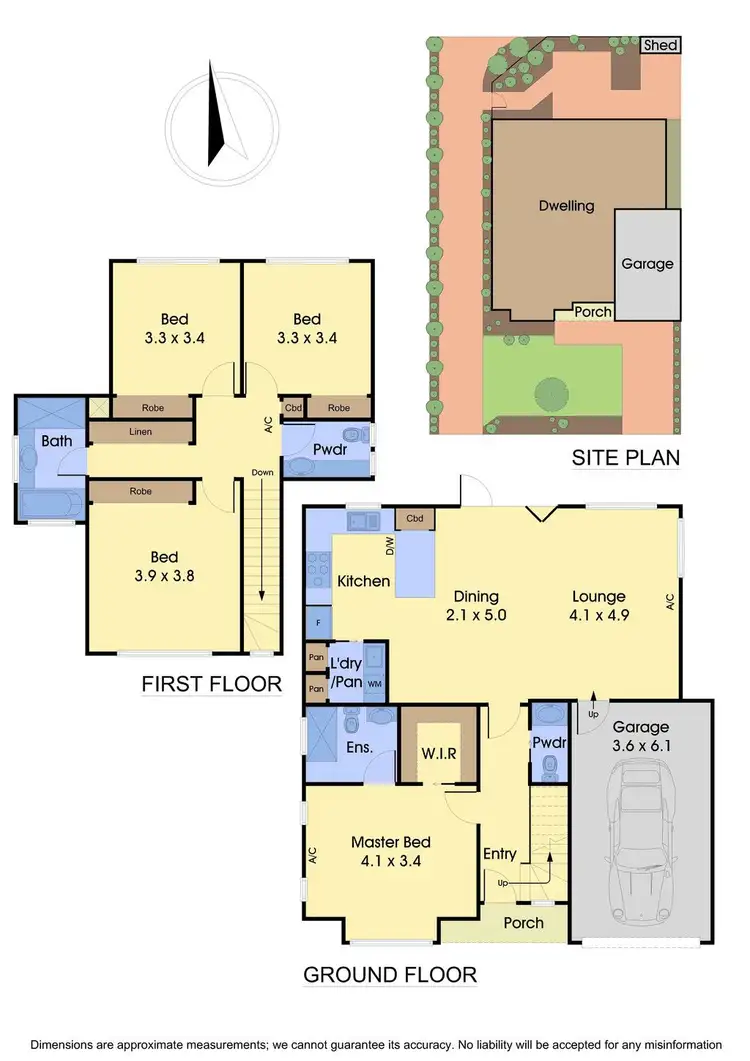 Floorplan of Homely townhouse listing, 1/111 Eley Road, Box Hill South VIC 3128