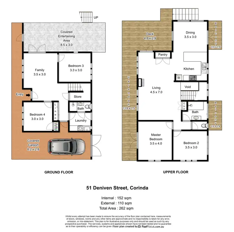 Floorplan of Homely house listing, 51 Deniven Street, Corinda QLD 4075