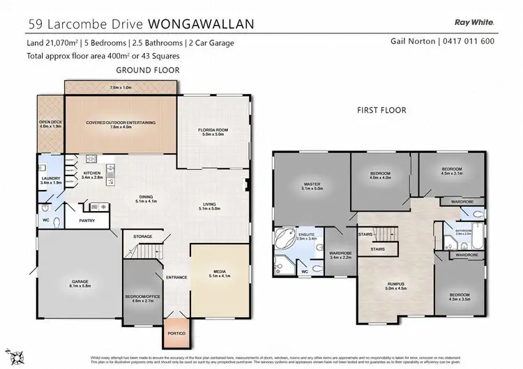 Floorplan of Homely house listing, 59 Larcombe Drive, Wongawallan QLD 4210