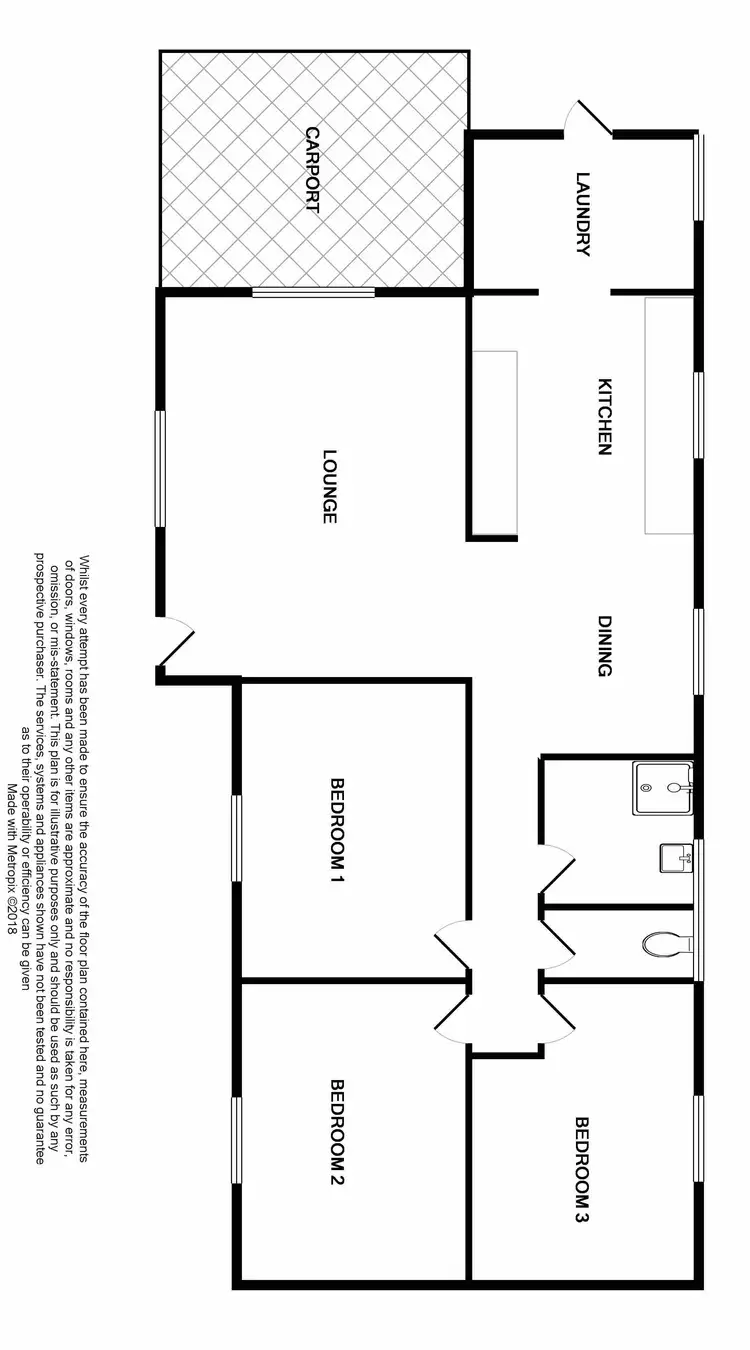 Floorplan of Homely house listing, 7 Samantha Street, Kelso QLD 4815
