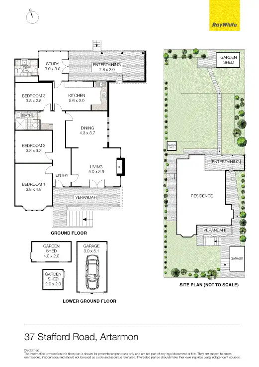 Floorplan of Homely house listing, 37 Stafford Road, Artarmon NSW 2064