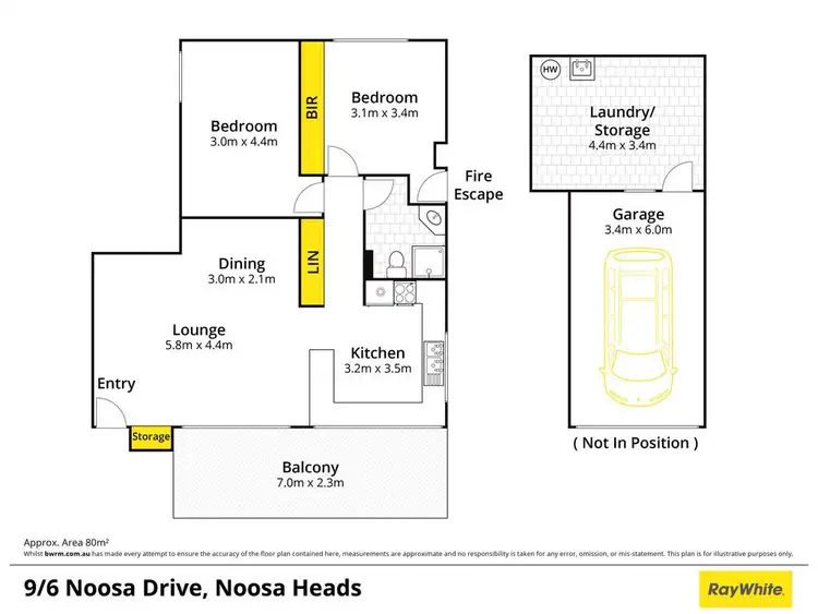Floorplan of Homely unit listing, 9/6 Noosa Drive, Noosa Heads QLD 4567