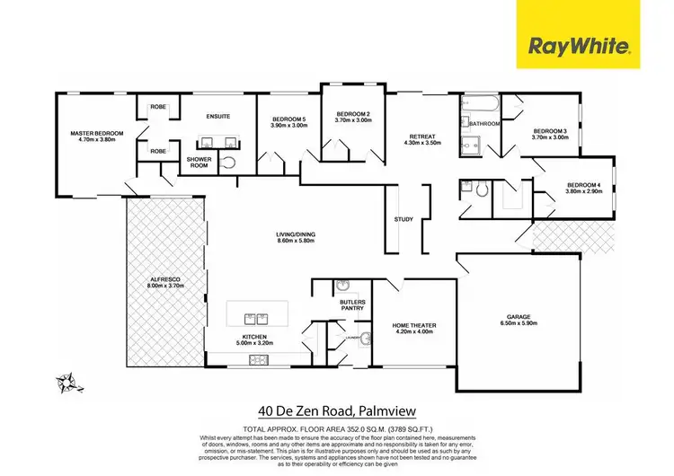 Floorplan of Homely house listing, 40 De Zen Road, Palmview QLD 4553