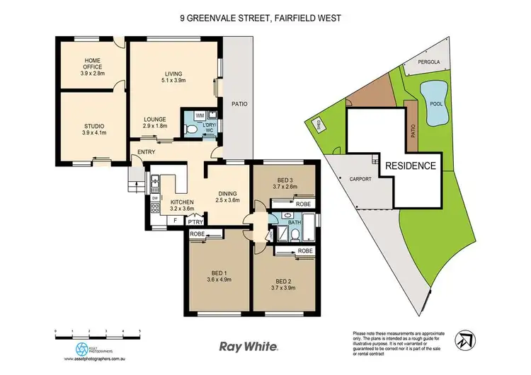 Floorplan of Homely house listing, 9 Greenvale Street, Fairfield West NSW 2165