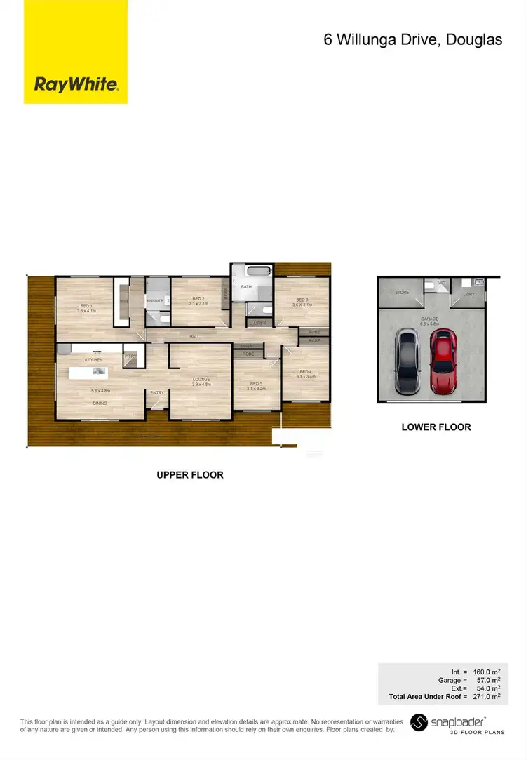 Floorplan of Homely house listing, 6 Willunga Close, Douglas QLD 4814