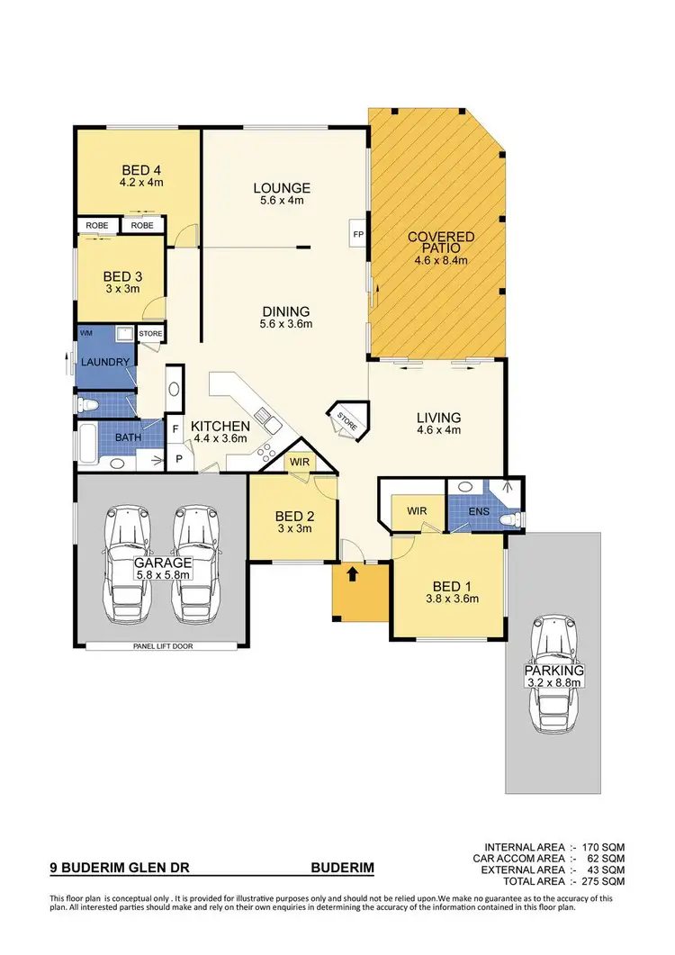 Floorplan of Homely house listing, 9 Buderim Glen Drive, Buderim QLD 4556