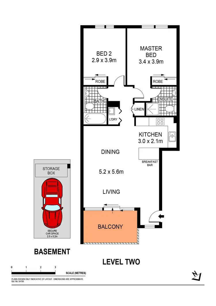 Floorplan of Homely apartment listing, 33/1 Shirley Street, Alexandria NSW 2015