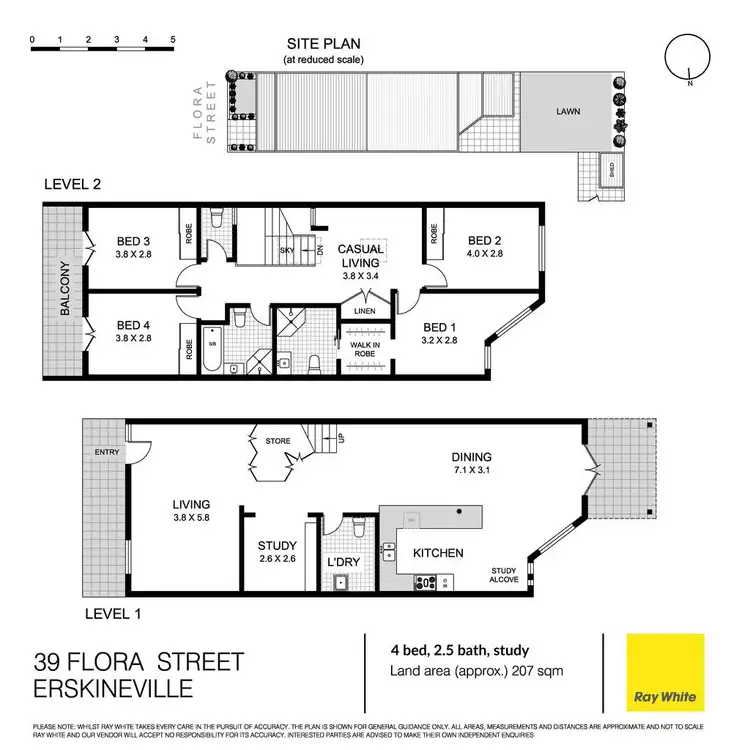Floorplan of Homely house listing, 39 Flora Street, Erskineville NSW 2043
