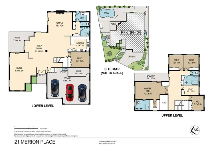 Floorplan of Homely house listing, 21 Merion Place, Carindale QLD 4152