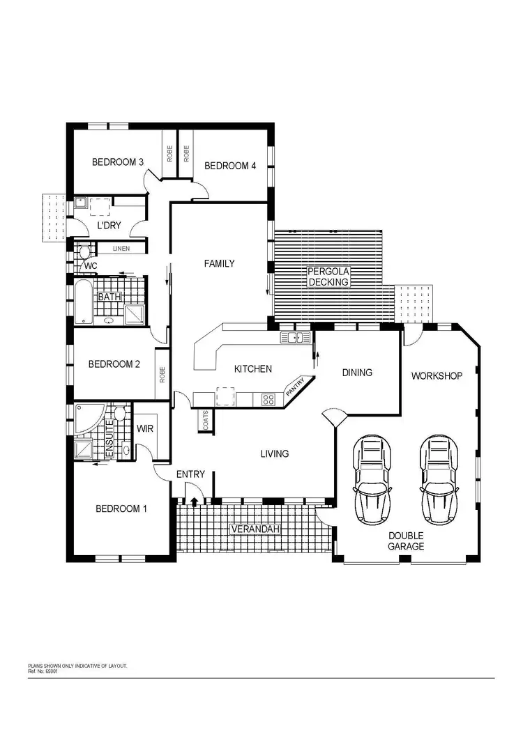 Floorplan of Homely house listing, 13 Narryer Close, Palmerston ACT 2913