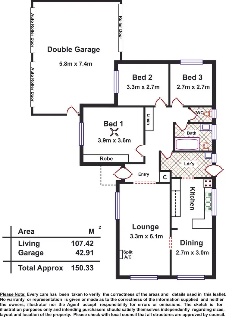 Floorplan of Homely house listing, 7 Freshwater Road, Semaphore SA 5019