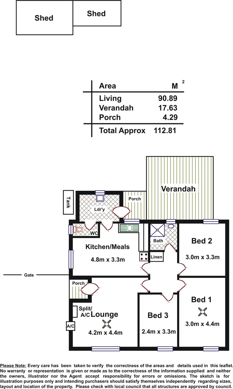 Floorplan of Homely house listing, 3 Small Crescent, Smithfield Plains SA 5114