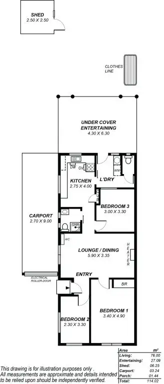 Floorplan of Homely house listing, 8A Hounslow Avenue, Mile End SA 5031