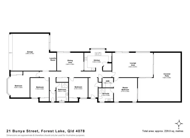 Floorplan of Homely house listing, 21 Bunya Street, Forest Lake QLD 4078