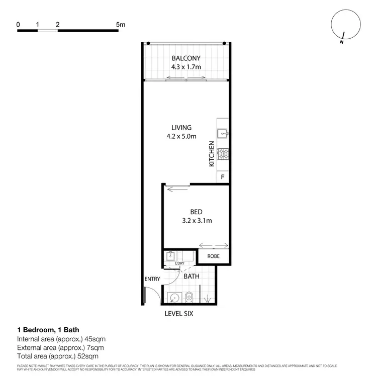 Floorplan of Homely apartment listing, M604/68 McEvoy Street, Alexandria NSW 2015