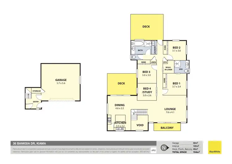 Floorplan of Homely house listing, 36 Banksia Drive, Kiama NSW 2533