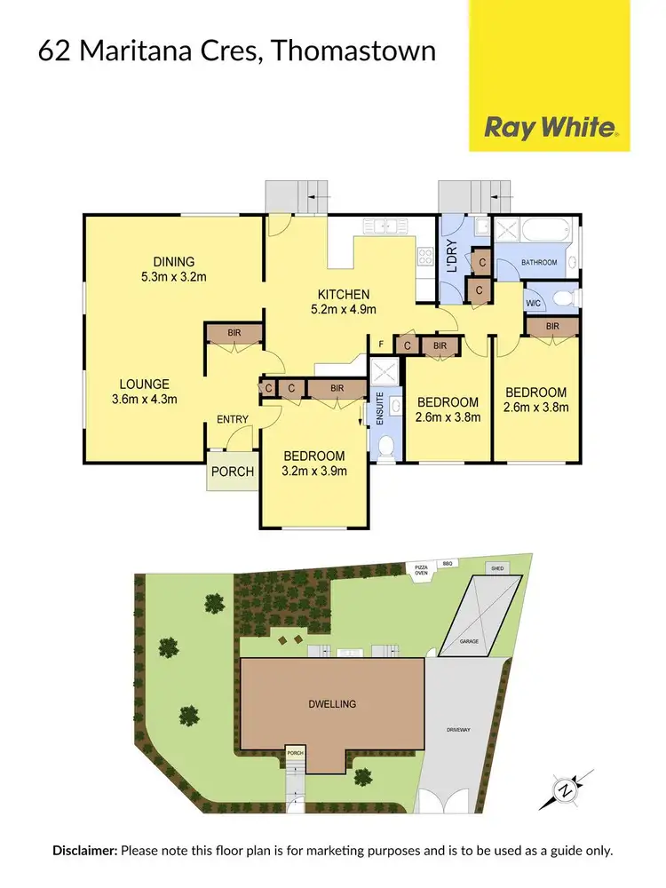 Floorplan of Homely house listing, 62 Maritana Crescent, Thomastown VIC 3074