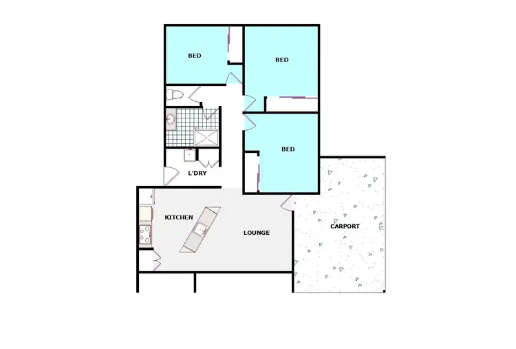 Floorplan of Homely house listing, 5 Garvey Street, Mount Lofty QLD 4350