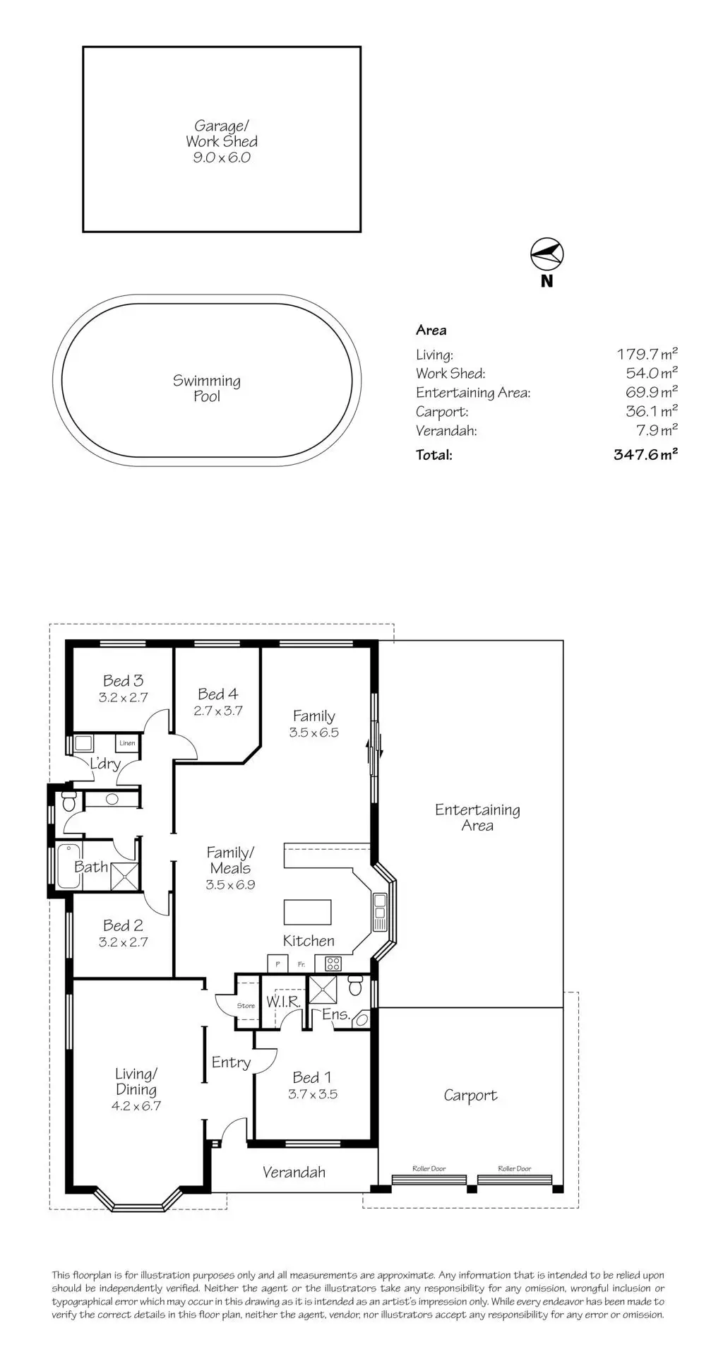 Floorplan of Homely house listing, 1 Stokes Court, Mount Barker SA 5251