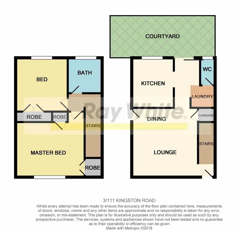 Floorplan of Homely townhouse listing, 3/111 Kingston Road, Woodridge QLD 4114