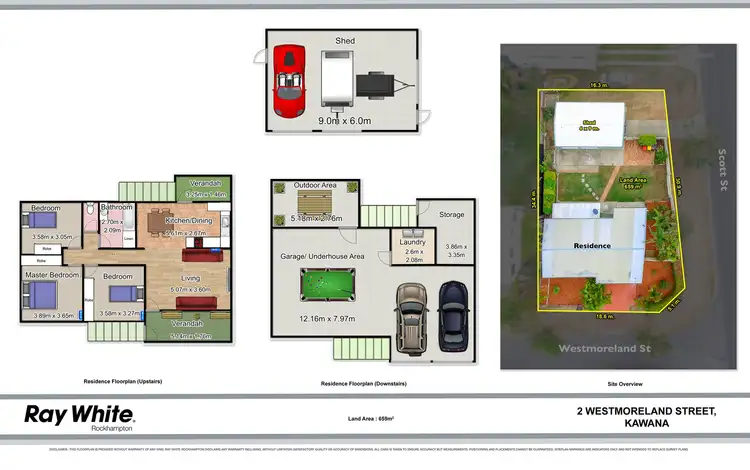 Floorplan of Homely house listing, 2 Westmoreland Street, Kawana QLD 4701