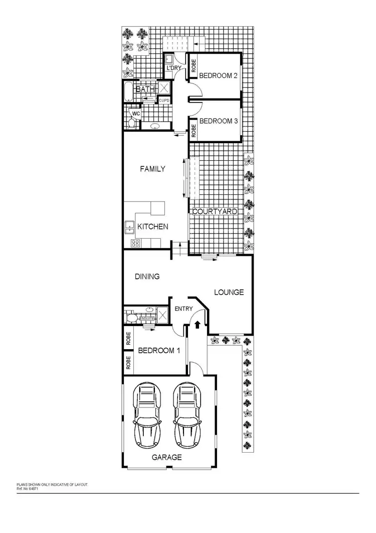 Floorplan of Homely townhouse listing, 10-9 Crisp Circuit, Bruce ACT 2617