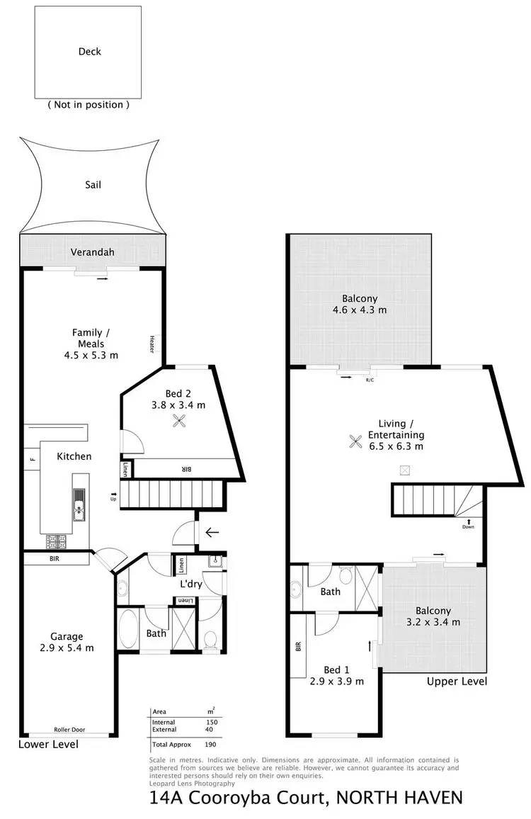 Floorplan of Homely house listing, 14A Cooroyba Court, North Haven SA 5018