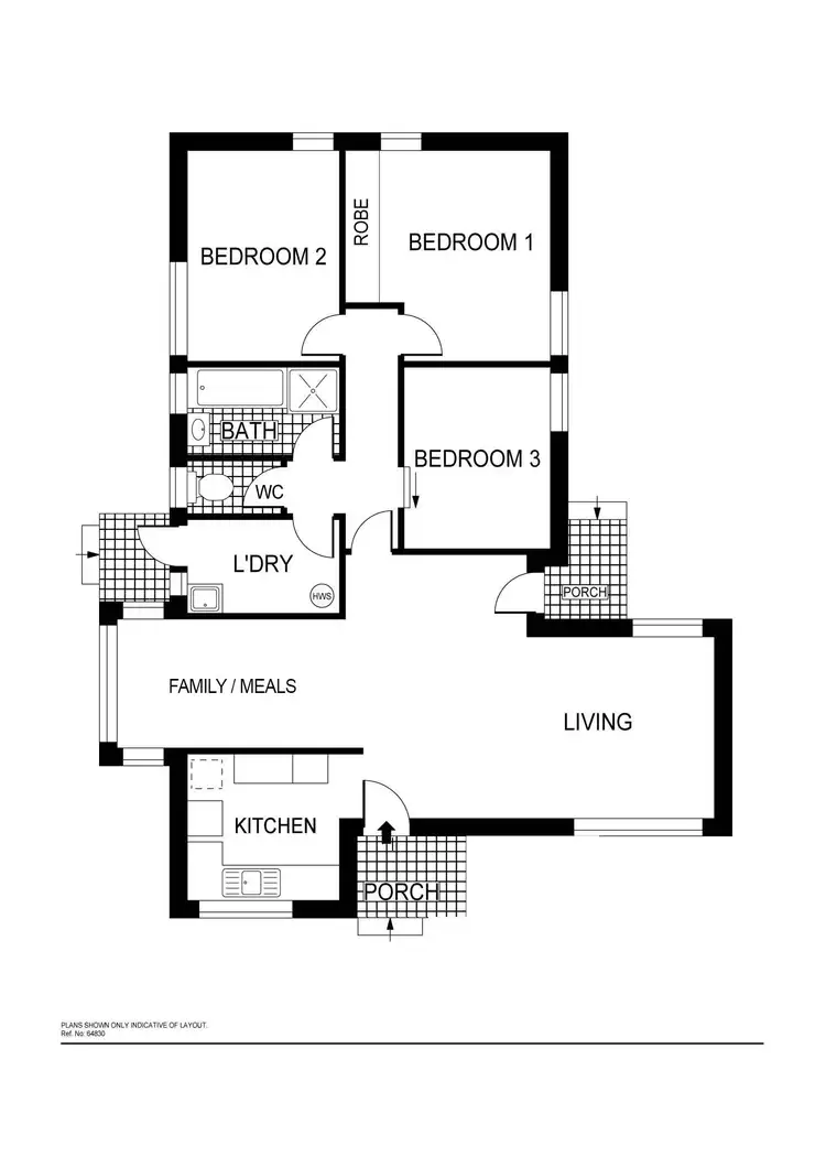 Floorplan of Homely house listing, 6 Cheeke Place, Latham ACT 2615