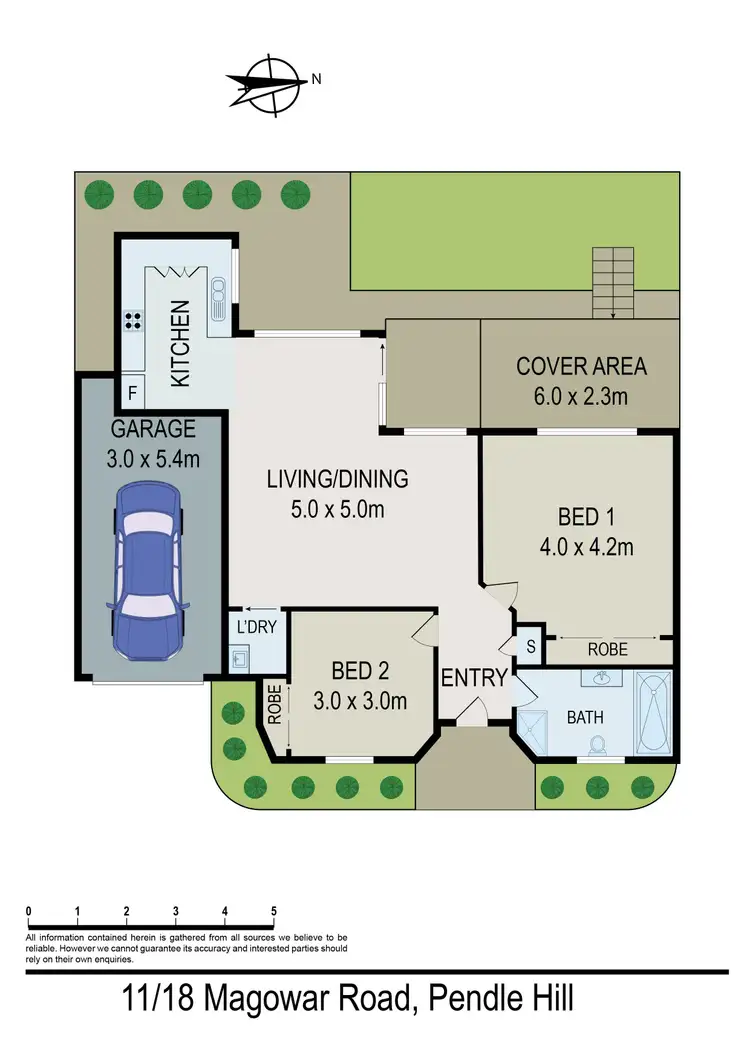 Floorplan of Homely villa listing, 11/18 Magowar Road, Pendle Hill NSW 2145