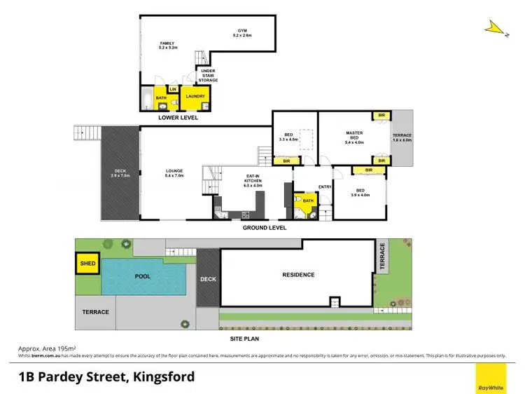 Floorplan of Homely house listing, 1B Pardey Street, Kingsford NSW 2032