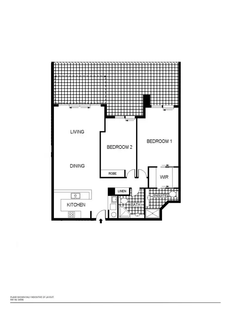 Floorplan of Homely apartment listing, 2c/21 Beissel Street, Belconnen ACT 2617