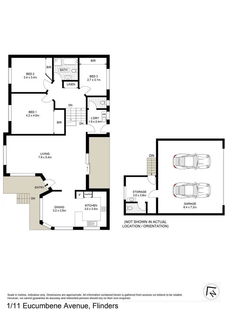 Floorplan of Homely house listing, 1/11 Eucumbene Avenue, Flinders NSW 2529
