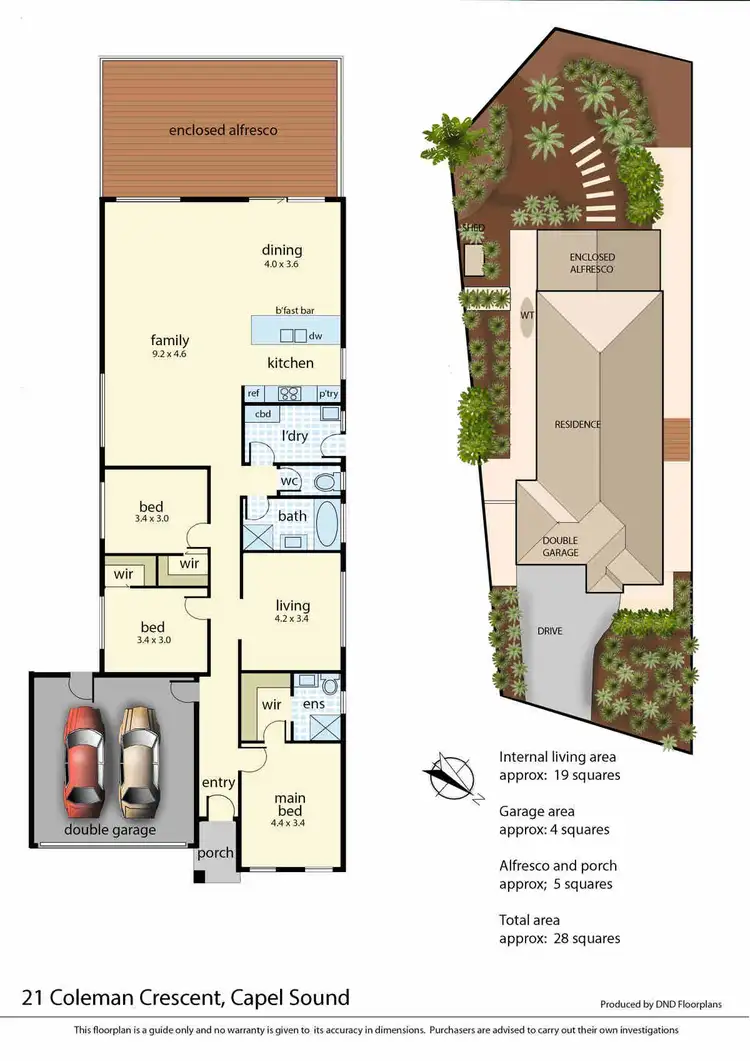 Floorplan of Homely house listing, 21 Coleman Crescent, Capel Sound VIC 3940