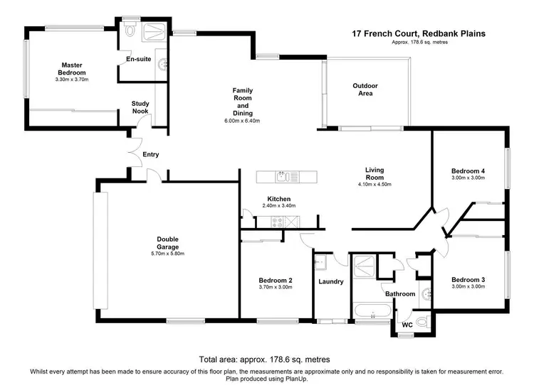 Floorplan of Homely house listing, 17 French Court, Redbank Plains QLD 4301