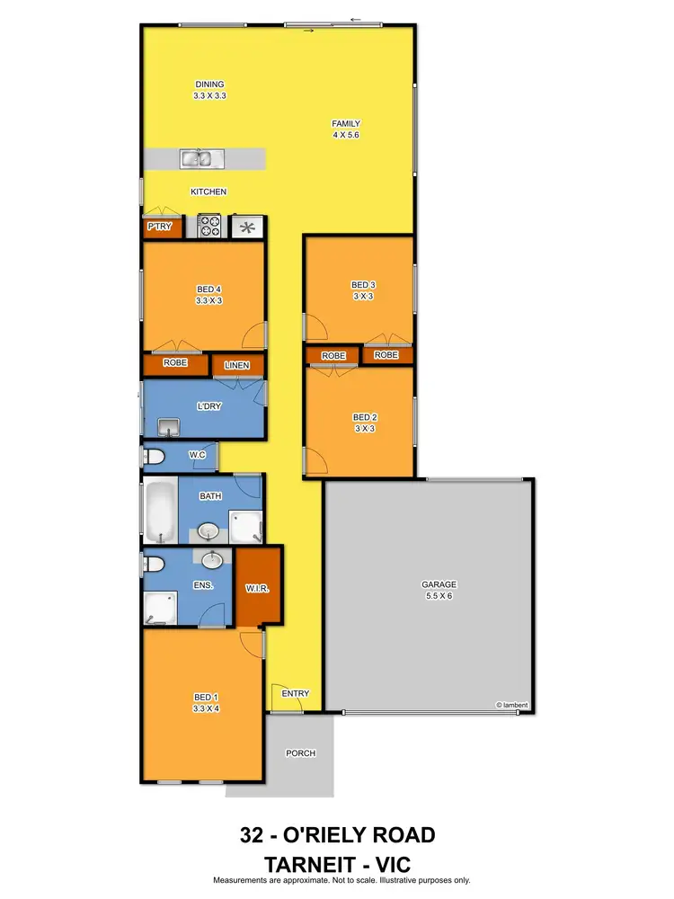Floorplan of Homely house listing, 32 Oreilly Road, Tarneit VIC 3029